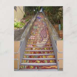San Francisco Hidden Garden Steps #1 Postcard
