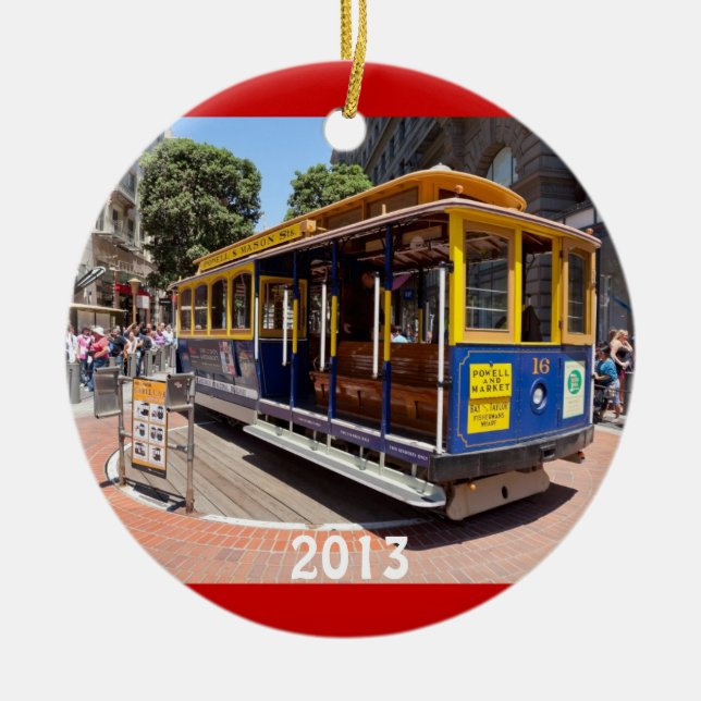 San Francisco Holiday Ornament (Front)