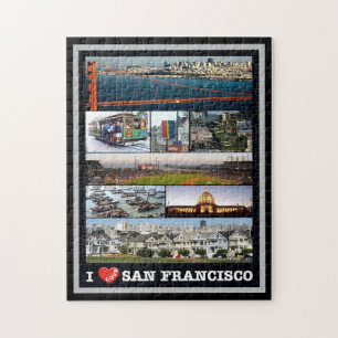 San Francisco - I Love - United States - Jigsaw Puzzle