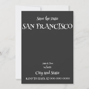 SAN FRANCISCO INVITATION