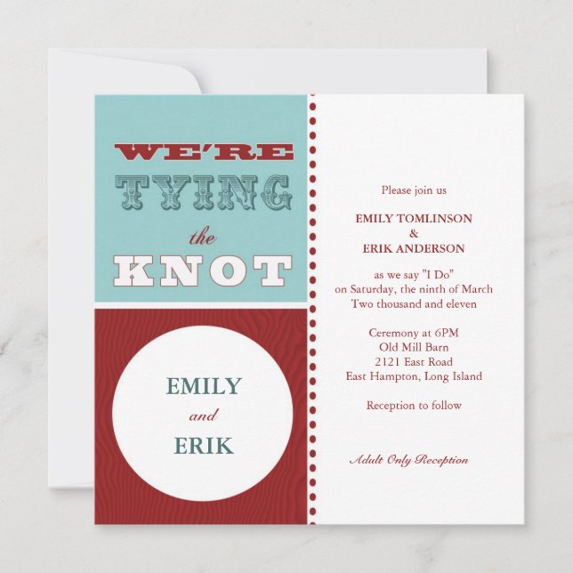 San Francisco Invitation: Cherry Cloud Invitation (Front)