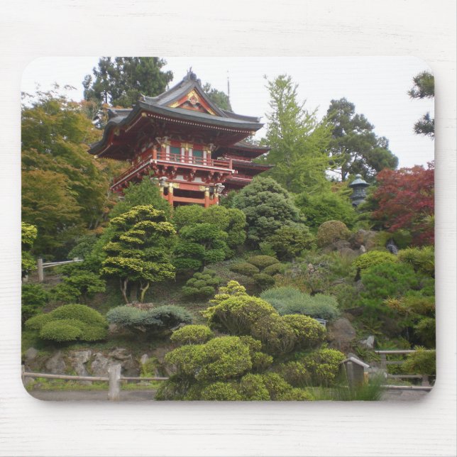 San Francisco Japanese Tea Garden Mouse Pad (Front)