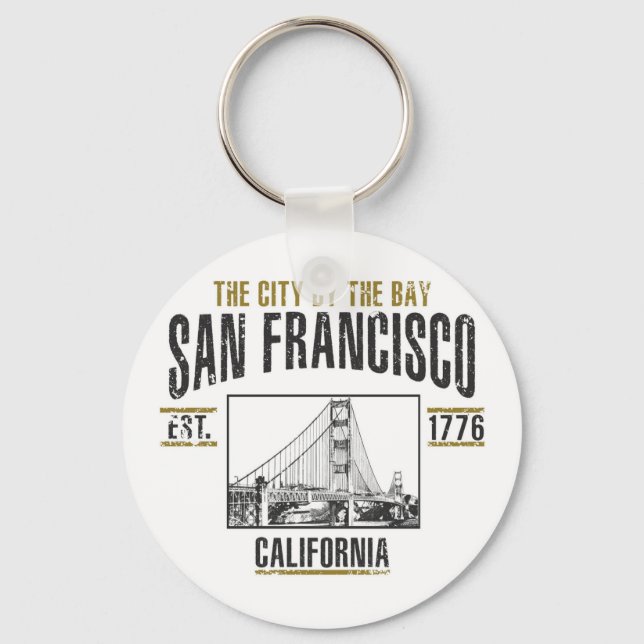 San Francisco Key Ring (Front)