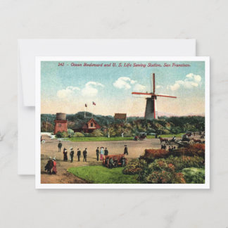 San Francisco, Life Saving Station, Vintage Postcard