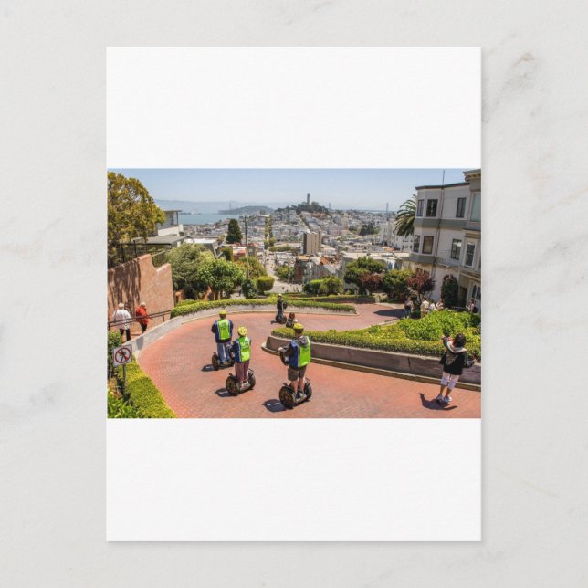 San Francisco Lombard St Postcard (Front)