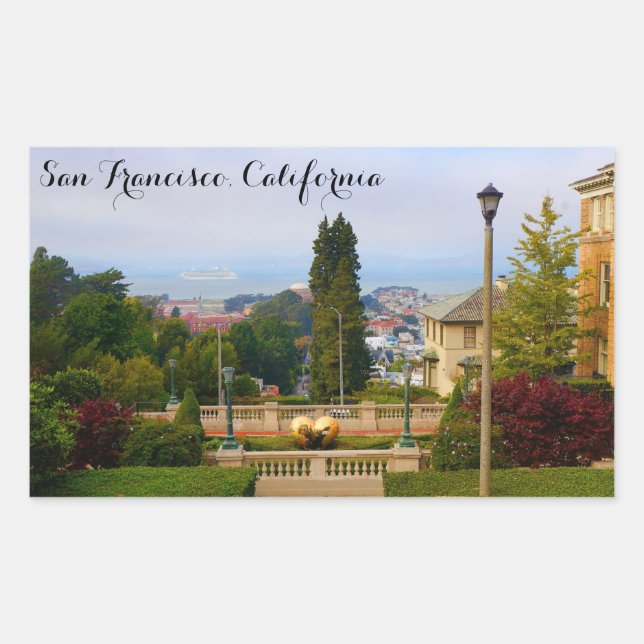 San Francisco Lyon Street Steps #4-2 Stickers (Front)