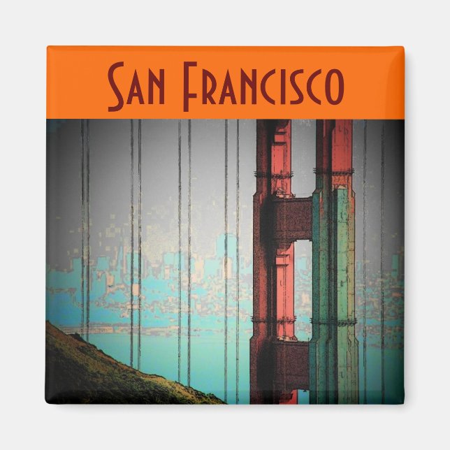 San Francisco Magnet - Customised (Front)
