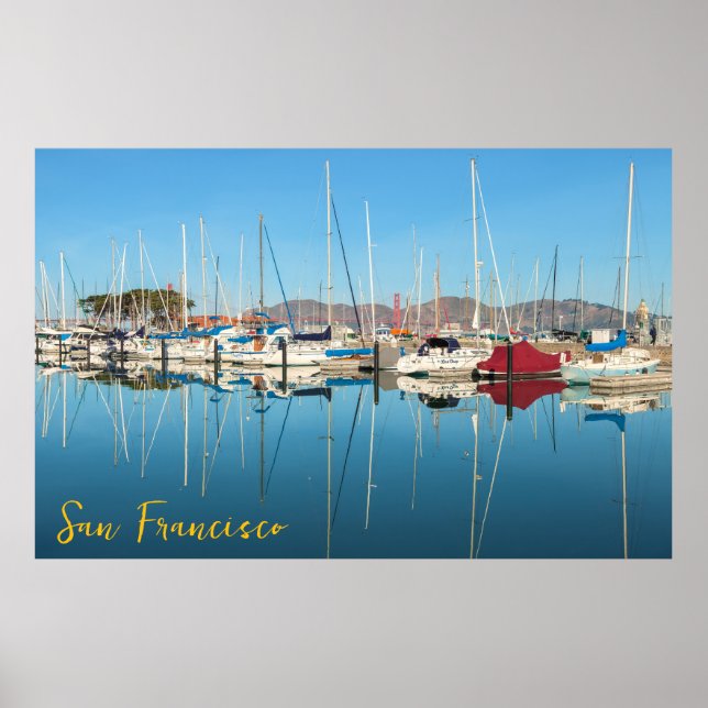 San Francisco Marina Poster (Front)