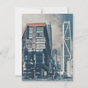 San Francisco Modern Cityscape Postcard