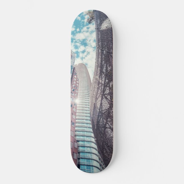 San Francisco Modern Skyline Skateboard (Front)