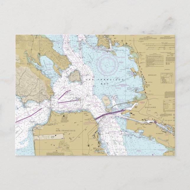 San Francisco Nautical Postcard (Front)