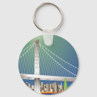 San Francisco New Oakland Bay Bridge Cityscape