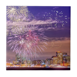 San Francisco New Year Fireworks Tile