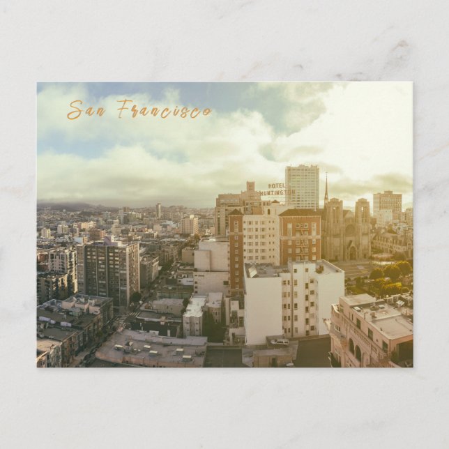 San Francisco Nob Hill Postcard (Front)