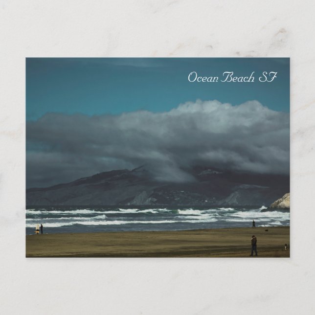 San Francisco Ocean Beach Postcard (Front)