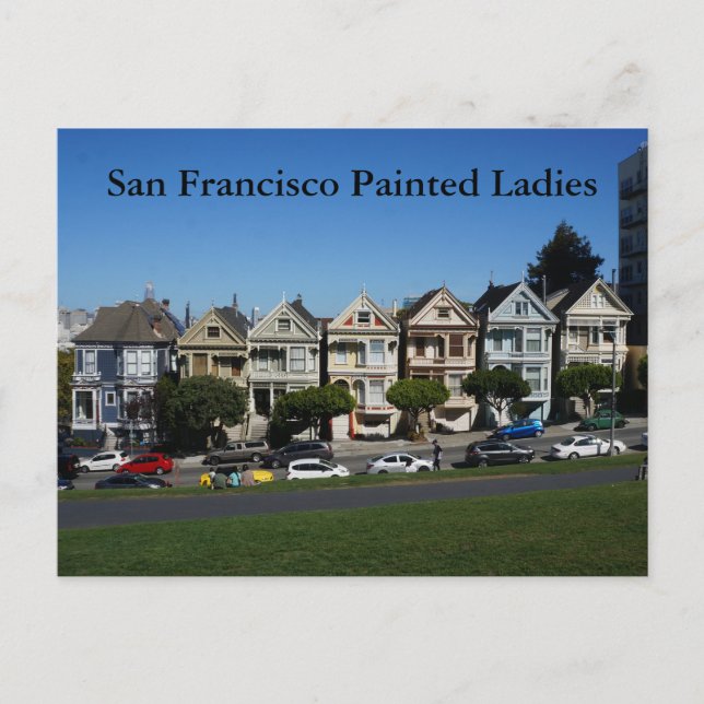 San Francisco Painted Ladies #4-1 Postcard (Front)