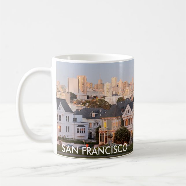San Francisco - Painted Ladies Coffee Mug (Left)