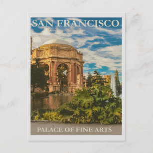 San Francisco Palace of Fine Arts Vintage Travel Postcard