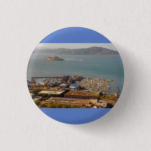 San Francisco Pier 39 #10 Pinback Button (Front)