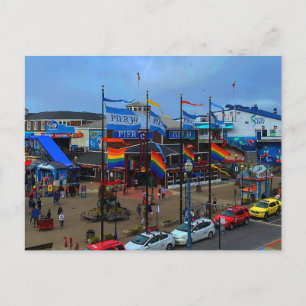 San Francisco Pier 39 Pride #1-3 Postcard