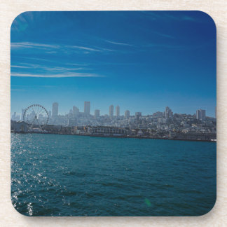 San Francisco Pier 39 Waterfront Photograph Coaster