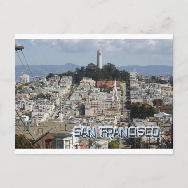 San Francisco Postcard Style (Front)