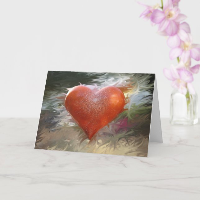 San Francisco Red Heart - card (Orchid)