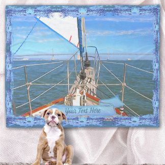 San Francisco Sailing 0869 Fleece Blanket