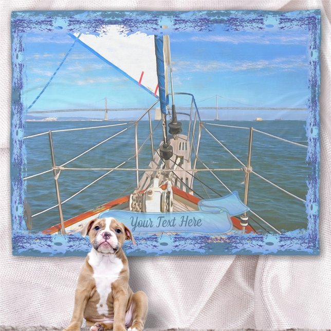 San Francisco Sailing 0869 Fleece Blanket (Creator Uploaded)