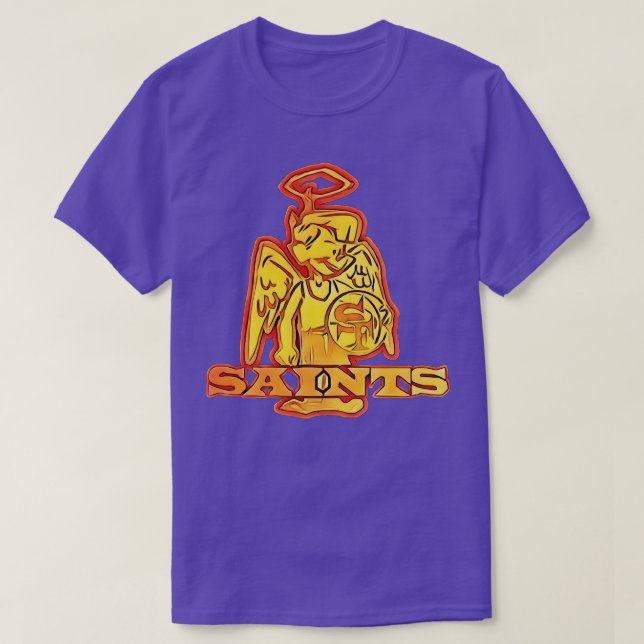 San Francisco Saints Basketball T-Shirt (Design Front)