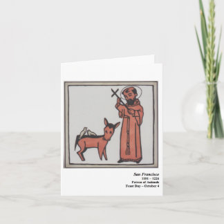 San Francisco Santo Card