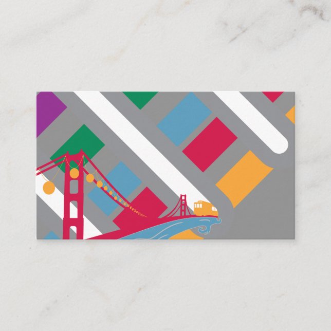 san francisco scene business card (Front)