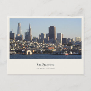 San Francisco Skyline Across the Bay Postcard