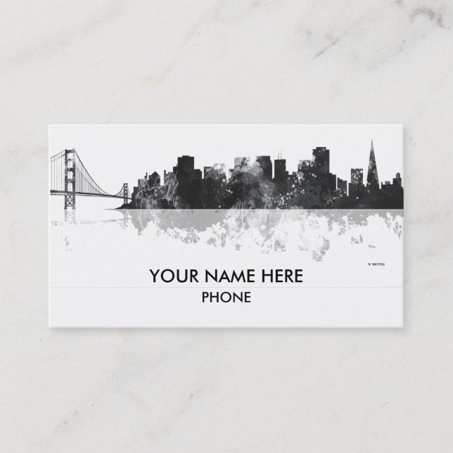 SAN FRANCISCO SKYLINE - Business cards (Front)