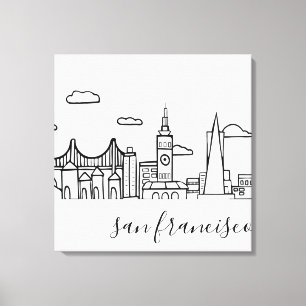 San Francisco Skyline Canvas Print