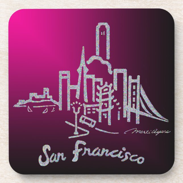 San Francisco Skyline Coaster (Front)