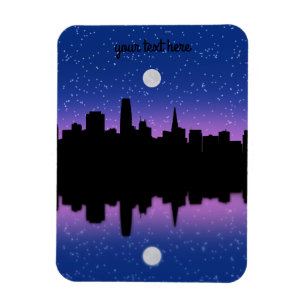 San Francisco Skyline Drawing #1 Magnet