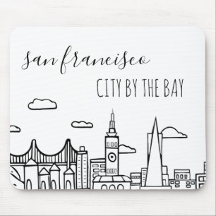 San Francisco Skyline Mouse Pad