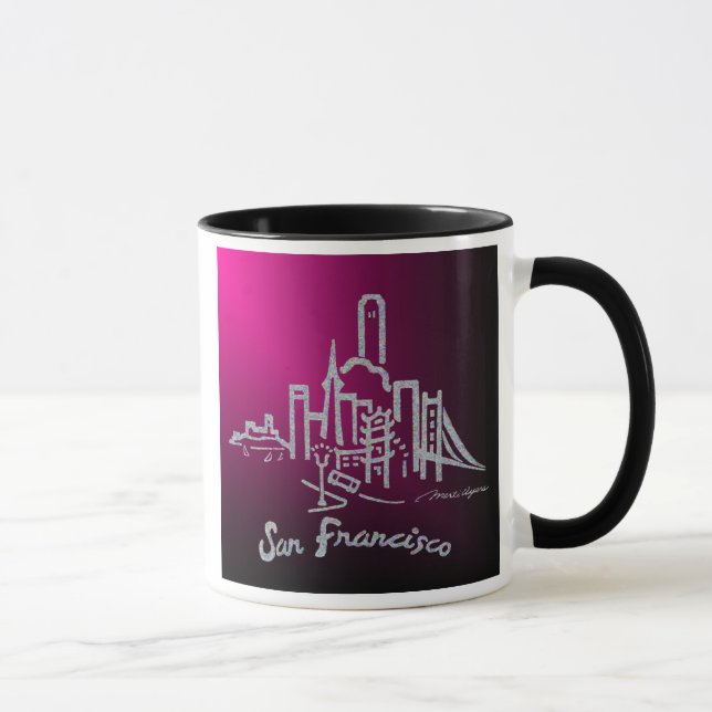 San Francisco Skyline Mug (Right)