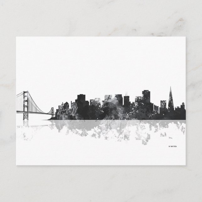 SAN FRANCISCO SKYLINE POSTCARD (Front)
