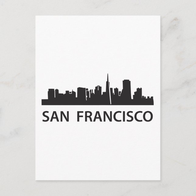 San Francisco Skyline Postcard (Front)