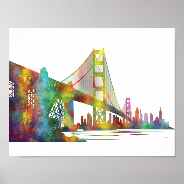 SAN FRANCISCO SKYLINE POSTER (Front)