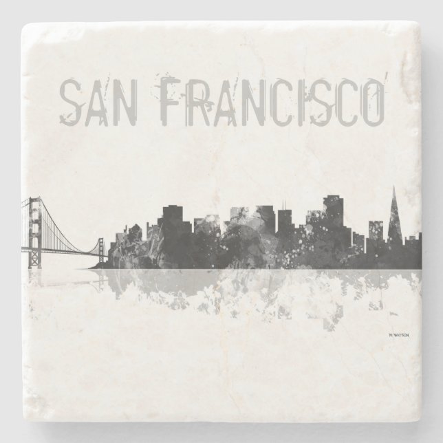 SAN FRANCISCO SKYLINE - Stone Drinks Coaster (Front)