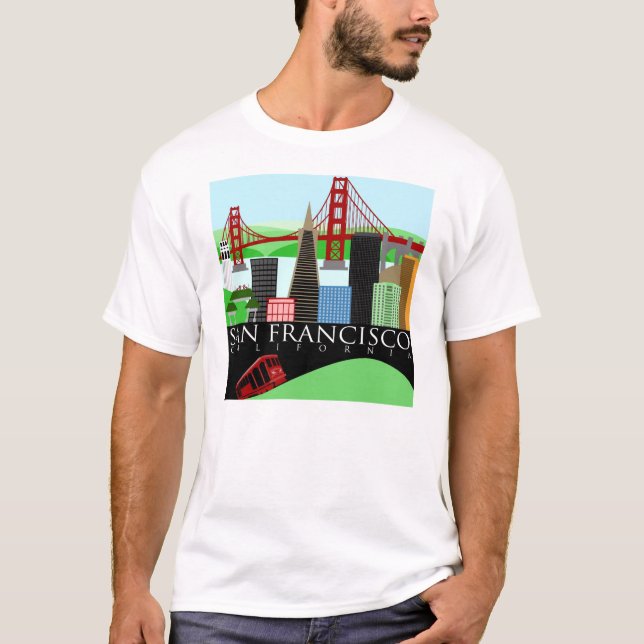 San Francisco Skyline t shirt (Front)