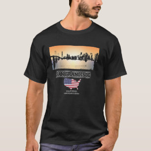 san francisco Skyline Vacation Souvenir city T-Shirt