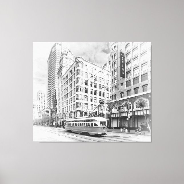 San Francisco Street Canvas Print (Front)