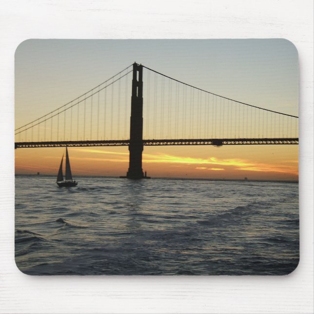 San Francisco Sunset Mouse Pad (Front)