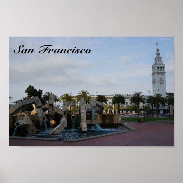 San Francisco The Embarcadero Poster (Front)