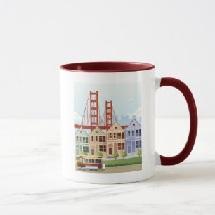 San Francisco   The Painted Ladies Mug