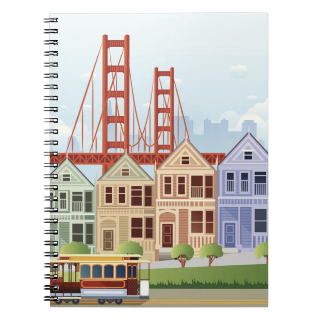 San Francisco | The Painted Ladies Notebook (Front)